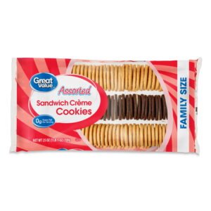 Assorted Flavor Sandwich Cookies, 25 oz