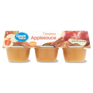 Cinnamon Applesauce, 4 oz, 6 Count