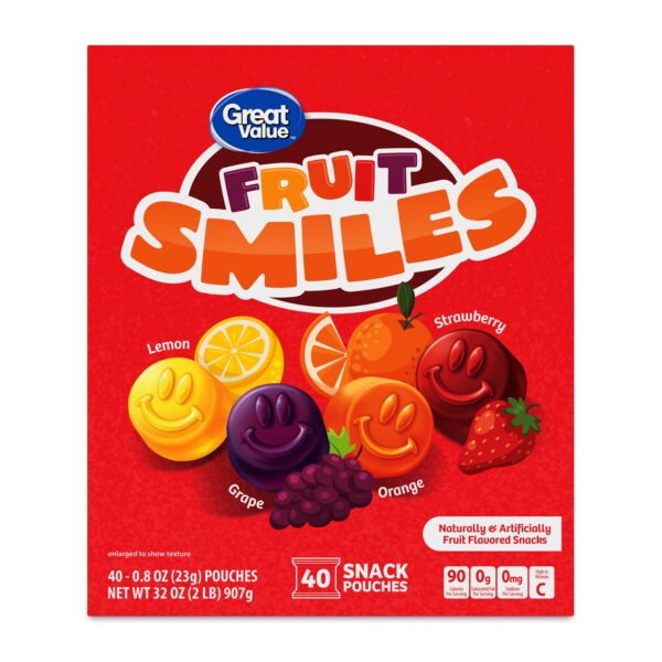 Fruit Smiles Snacks, Original Flavor, 40 Count