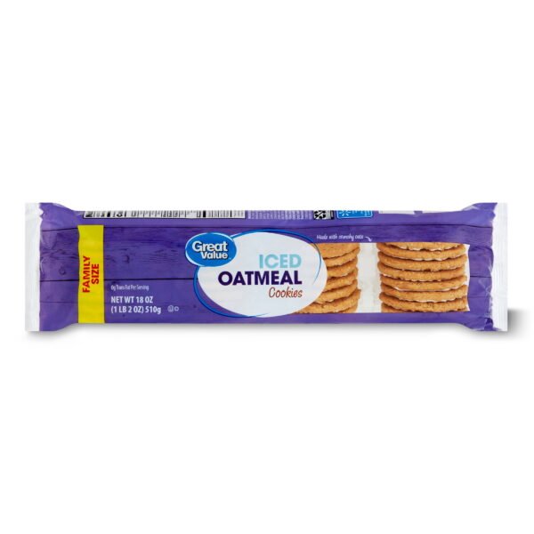 Iced Oatmeal Flavor Cookies, 18 oz