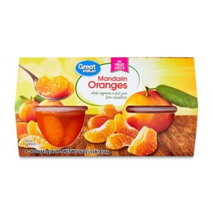 Great-Value-Mandarin-Oranges-in-Juice-4-oz-4-Count_46f0eb0b-ce2b-4029-af6e-2feef2485ddf.d109668f5e7d7da522521e21d2a5c183.jpeg Mandarin Oranges in 100% Juice, 4 oz, 4 Count