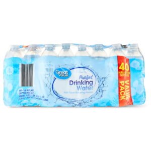 Purified Drinking Water, 16.9 fl oz Bottles, 40 Count Pack