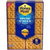 HONEY MAID Fresh Stacks Graham Crackers, Travel Snacks, 12.2 oz (6 Multi Snack Packs)
