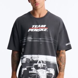 Team Penske Racing Vintage Oversized Short Sleeve Tee