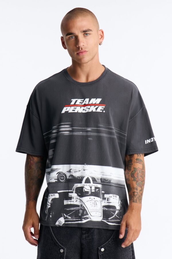 Team Penske Racing Vintage Oversized Short Sleeve Tee