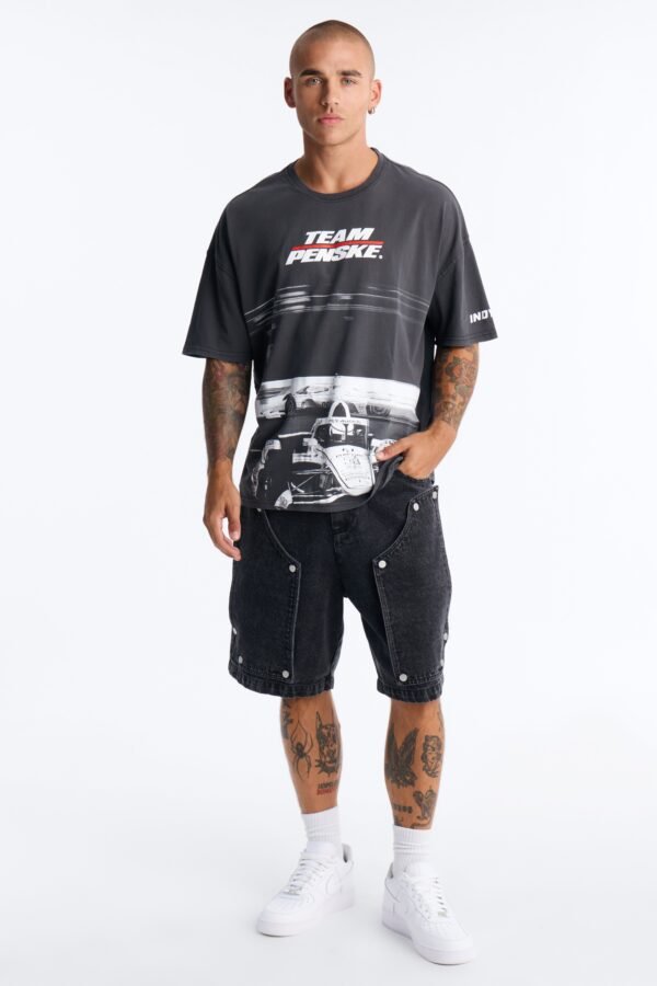 Team Penske Racing Vintage Oversized Short Sleeve Tee