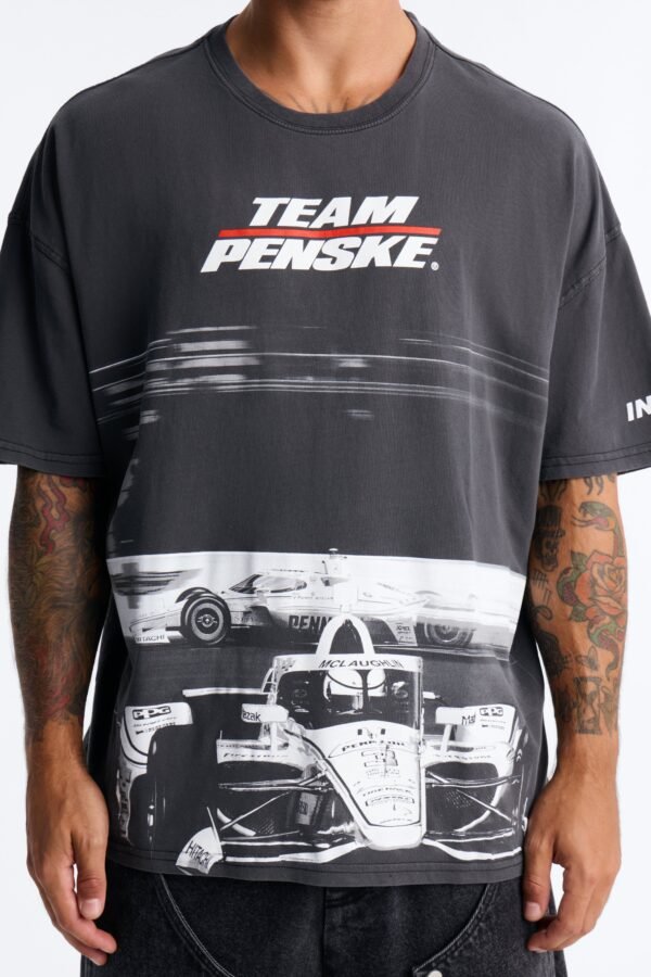 Team Penske Racing Vintage Oversized Short Sleeve Tee