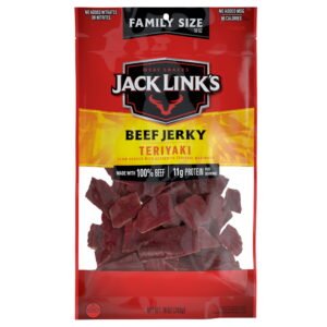 Jack-Link-s-Beef-Jerky-Teriyaki-10oz_2df3ada7-c606-4478-9abf-67c9f4617b37.2f37ac36775704eb8c0c691cd7975474.jpeg Jack Link’s Beef Jerky, Teriyaki, 100% Beef, 11g of Protein per Serving, 10 Ounce Bag