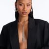 Not Going Anywhere Fringe Lariat Necklace