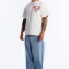 Supergirl Heavy Weight Distressed Short Sleeve Tee