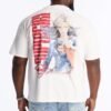 Supergirl Heavy Weight Distressed Short Sleeve Tee