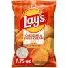 Lay-s-Potato-Chips-Cheddar-Sour-Cream-7-75-oz-Bag_d5e4dbee-3b52-4cf4-bf4c-9cf7edf9b89a.7818827b049064b675cf930a25d594f8.jpeg Lay's Potato Chips, Cheddar & Sour Cream, 7.75 oz Bag