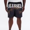 Blessed Splatter Painted Swim Trunk 7″