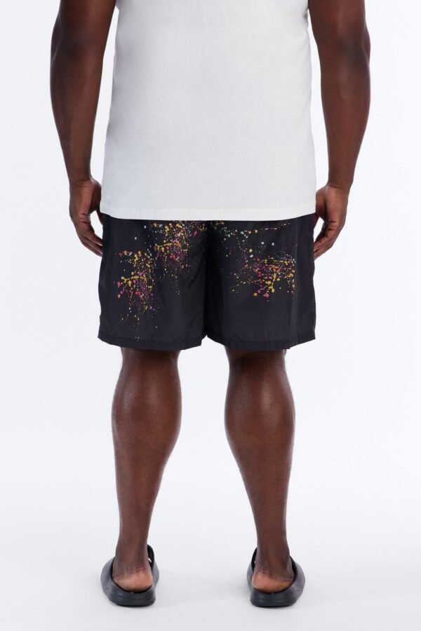 Blessed Splatter Painted Swim Trunk 7″