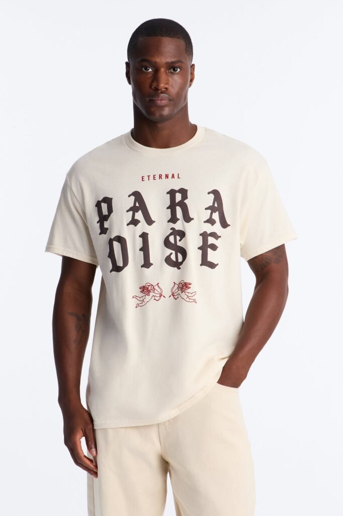 Eternal Paradise Oversized Short Sleeve Tee
