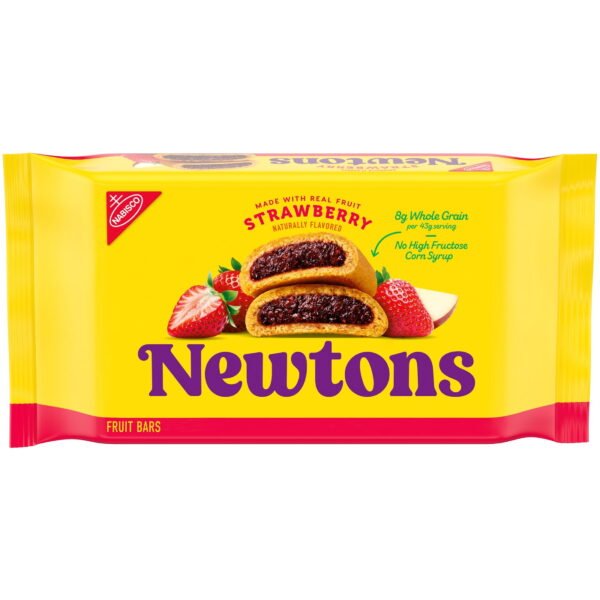 NEWTONS-Strawberry-Soft-Baked-Real-Fruit-Bars-Chewy-Strawberry-Cookies-10-oz_61aae4b9-71cf-4590-b2dc-66ca00345bf2.ce9433e2111a1d466d09f1e725d96f2f.jpeg NEWTONS Strawberry Soft Baked Real Fruit Bars, Chewy Strawberry Cookies, 10 oz