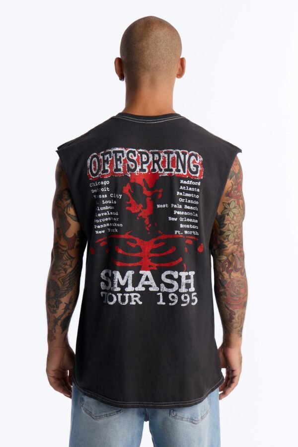The Offspring Smash Tour Vintage Oversized Muscle Tank
