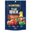PLANTERS Peanut Butter Chocolate Trail Mix, 6g Protein (5% DV) per serving, 6 oz Resealable Bag