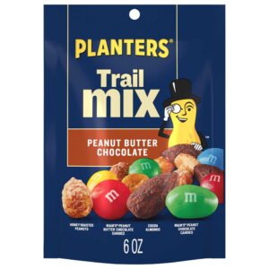 PLANTERS-Peanut-Butter-Chocolate-Trail-Mix-6g-Protein-5-DV-per-serving-6-oz-Resealable-Bag_c3f1bbe9-b222-4feb-824c-146eac345b36.0a6e9f1f1b31dee1d143811b3885a44f.jpeg PLANTERS Peanut Butter Chocolate Trail Mix, 6g Protein (5% DV) per serving, 6 oz Resealable Bag