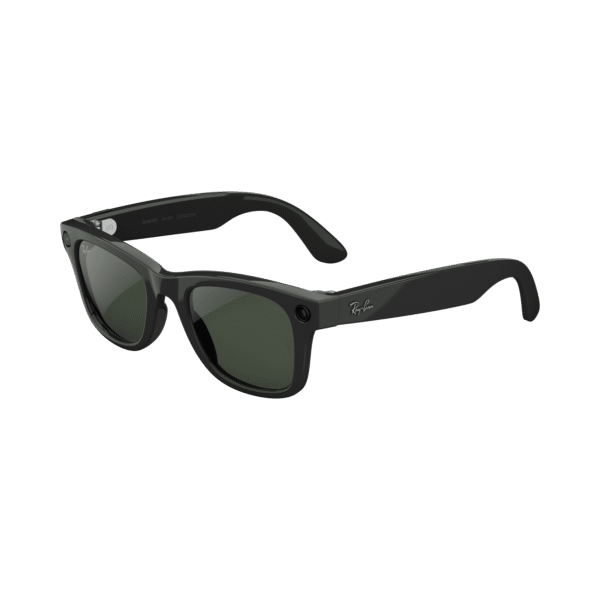 Ray-Ban Meta (Gen 2), Wayfarer, Shiny Black, Transitions® Graphite Green Lenses | Smart AI Glasses
