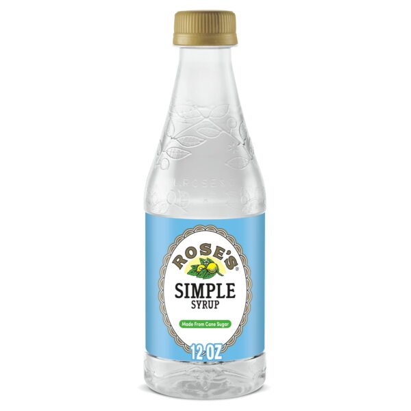 Rose's Simple Syrup Mixer, 12 fl oz, Bottle