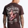 Sinners Cigar Lounge Vintage Oversized Short Sleeve Tee