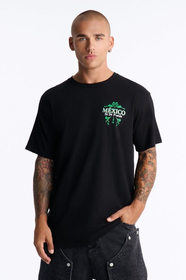 Mexico Si Se Puede Oversized Short Sleeve Tee