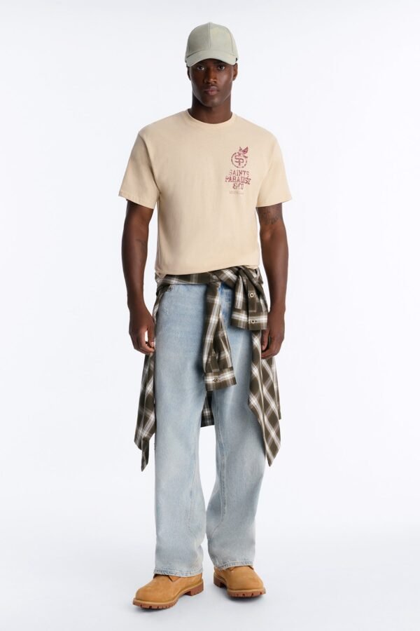 Saints Paradise Vintage Oversized Short Sleeve Tee