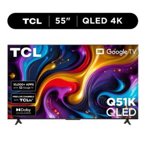 TCL-55-Q-Series-QLED-4K-UHD-HDR-Smart-Google-TV-NEW-2025-Dolby-Vision-Dolby-Atmos-Motion-Rate-240-HDR-10-Auto-Game-Mode-55Q51K_32874ef8-5e51-45ee-ac29-749c7ec23ba8.1ecf00bbcaa516cd036dbadd47a0c438.jpeg TCL 55" Q Series QLED 4K UHD HDR Smart Google TV (New) - Dolby Vision, Dolby Atmos, Motion Rate 240, HDR 10+, Auto Game Mode - 55Q51K