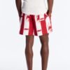 Jaws Striped Swim Trunk 7″