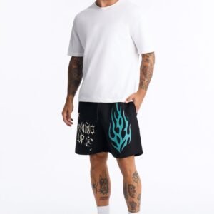 TFASH5112_Black_combo_JR_V1.jpg Burning Up For You Relaxed Sweat Short