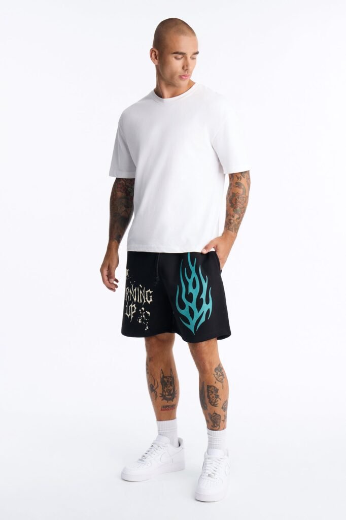 Burning Up For You Relaxed Sweat Short