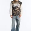 Real Tree Shadow Los Angeles Rhinestone Fleece Muscle Tee