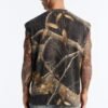 Real Tree Shadow Los Angeles Rhinestone Fleece Muscle Tee