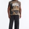 Real Tree Shadow Los Angeles Rhinestone Fleece Muscle Tee