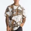 Real Tree New York Snow Embroidery Short Sleeve Tee