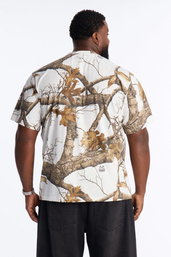Real Tree New York Snow Embroidery Short Sleeve Tee