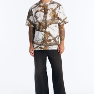 Real Tree Barbed Wire Heart Short Sleeve Tee