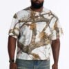 Real Tree Snow Woven Patch Boxy Short Sleeve Tee