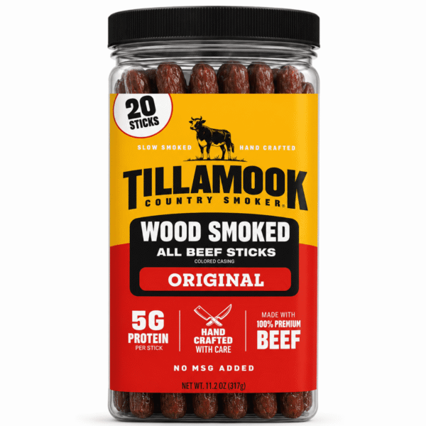 Tillamook-Country-Smoker-Original-Smoked-Sausages-6g-Protein-per-Serving-11-2-Oz-Jar_14bf5a0d-73a2-4d35-b058-9cbce0a74231.cd37fb16c7017d64a4664de232cb1731.png Tillamook Country Smoker Original Smoked Sausages, 6g Protein per Serving, 11.2 Oz Jar