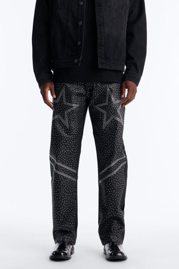 Straight Leg Astrum Faux Leather Pant