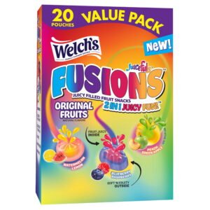 Welch-s-Fusions-Original-Fruits-Soft-Kids-Fruit-Snacks-Gluten-Free-0-8-oz-20-Count_ee09da25-c41b-46ce-a76b-a129acf3137f.9b135b52df23fbff89efc4d011976401.jpeg Welch's Fusions, Original Fruits, Soft Kids Fruit Snacks, Gluten Free, 0.8 oz, 20 Count
