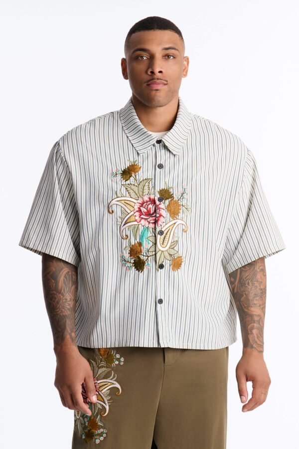 Bloomfall Paisley Button Up Shirt