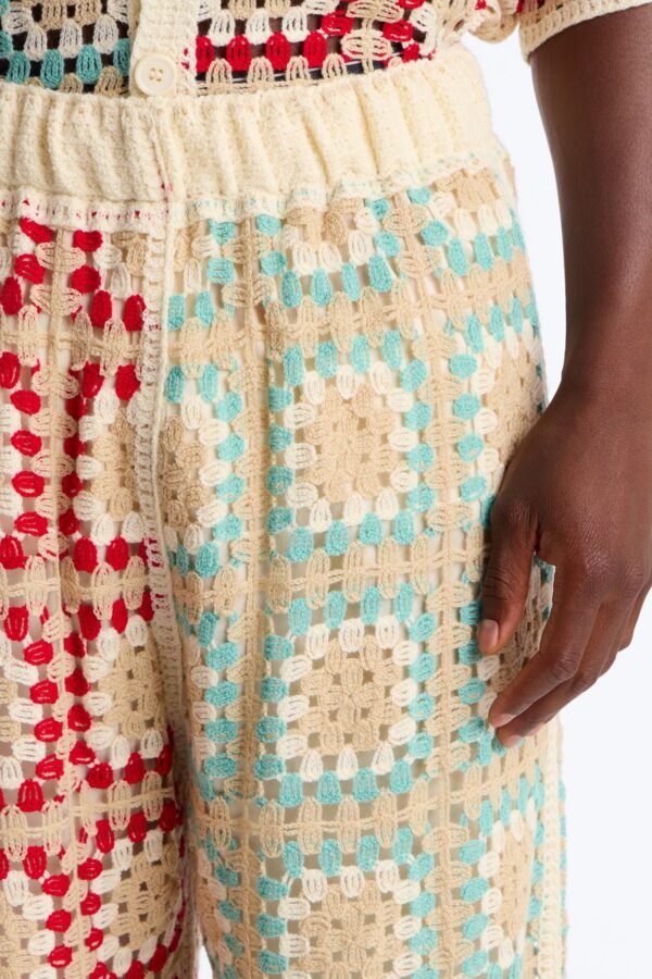 La Playa Crochet Cross Stitch Short