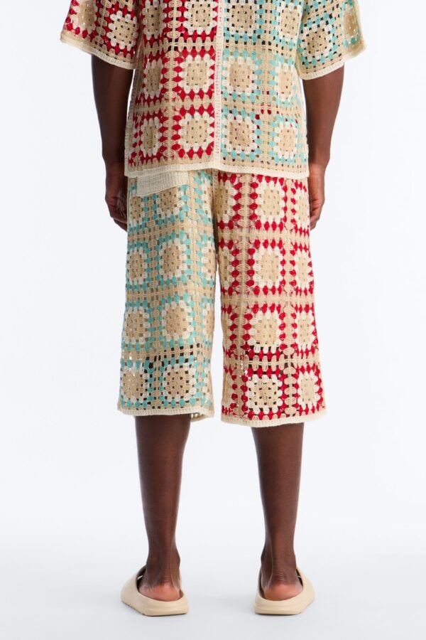 La Playa Crochet Cross Stitch Short