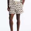 Mosaic Printed Swim Trunk 6″