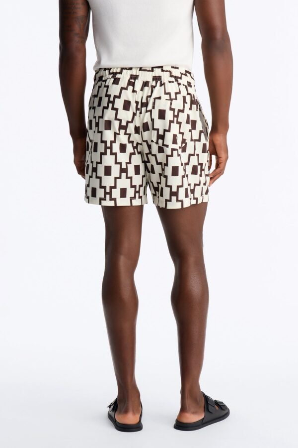 Mosaic Printed Swim Trunk 6″