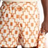 Mosaic Printed Swim Trunk 6″