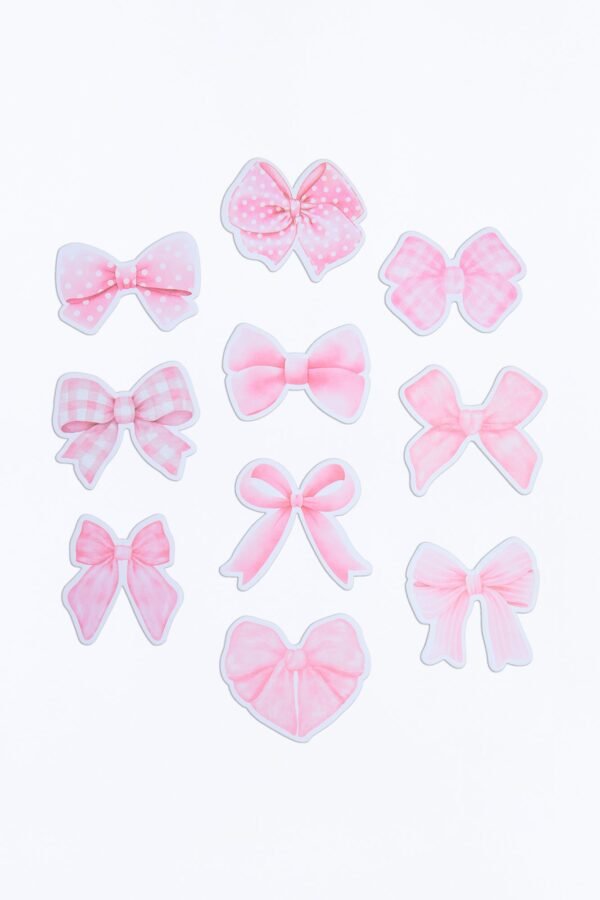 Bow Girl Sticky Notes 10 Pack Set
