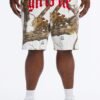 Real Tree Snow Girls Lie Flock Sweatshort